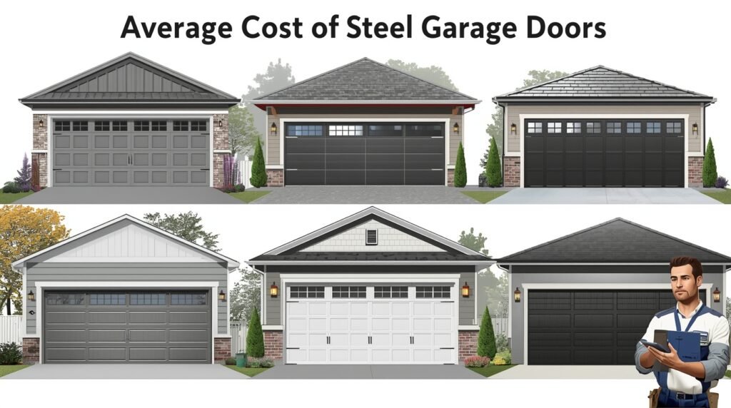Technician performing garage door service to ensure smooth and safe operation.