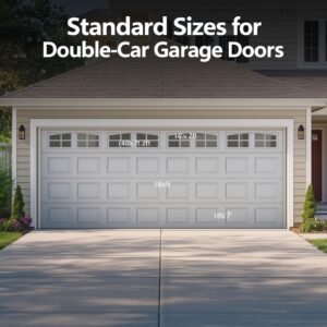 Measuring garage door size to ensure correct fit and smooth installation.